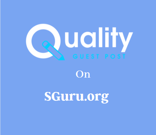 Guest Post on SGuru.org