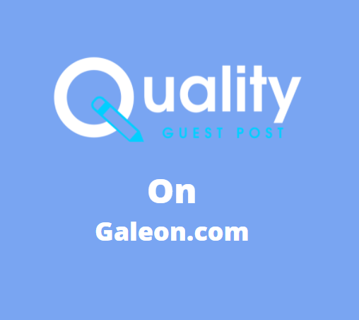 Guest Post on Galeon.com