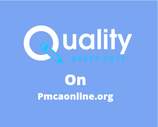 Guest Post on Pmcaonline.org