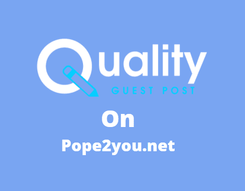 Guest Post on Pope2you.net