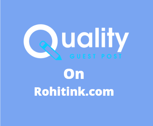 Guest Post on Rohitink.com