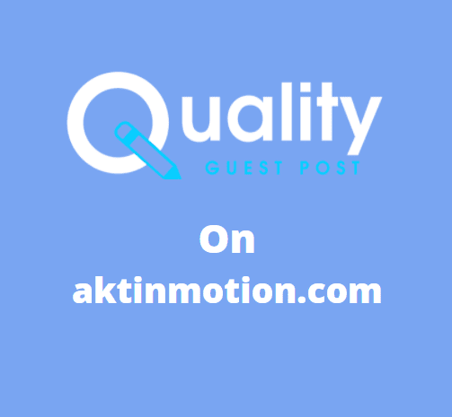 Guest Post on aktinmotion.com