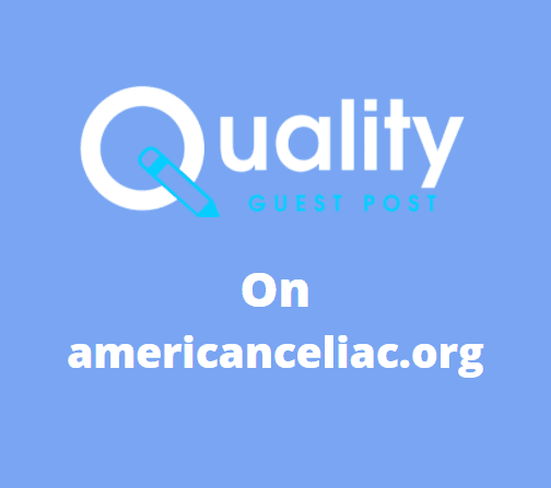 Guest Post on americanceliac.org