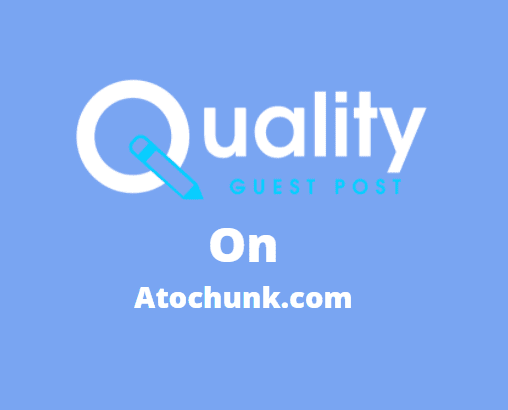 Guest Post on autochunk.com