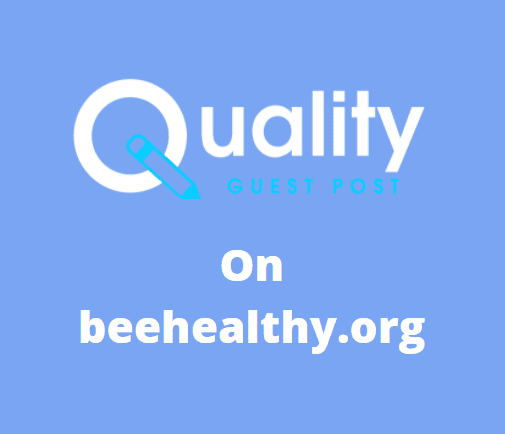 Guest Post on beehealthy.org