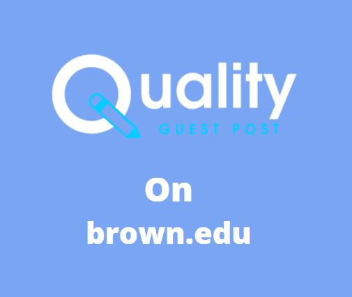 Guest Post on brown.edu