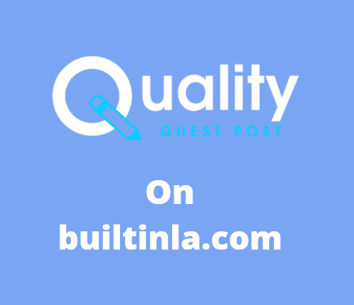 Guest Post on builtinla.com