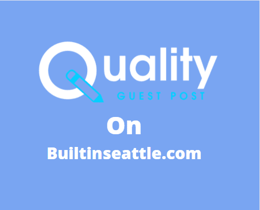 Guest Post on builtinseattle.com