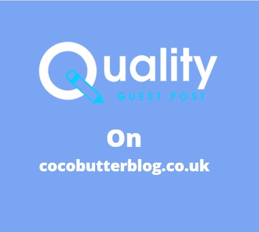 Guest Post on cocobutterblog.co.uk