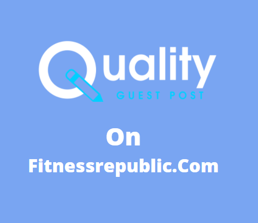 Guest Post on fitnessrepublic.com