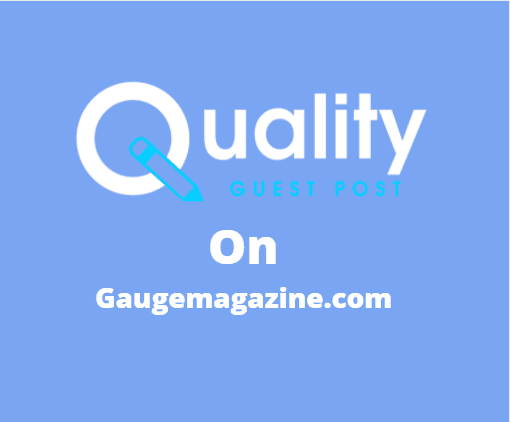 Guest Post on gaugemagazine.com