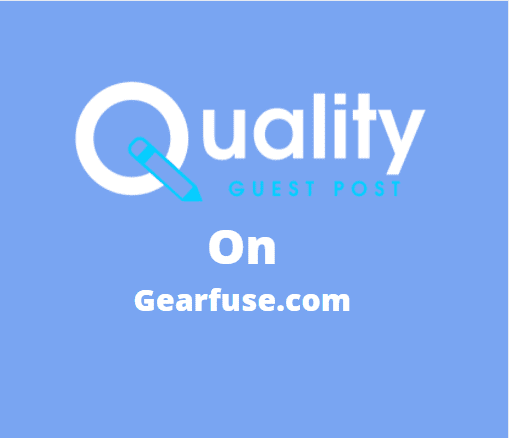 Guest Post on gearfuse.com