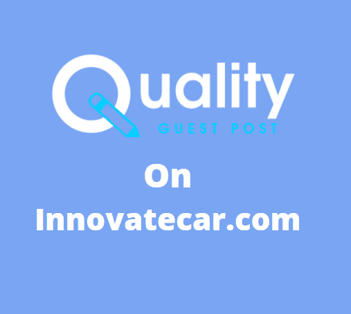 Guest Post on innovatecar.com