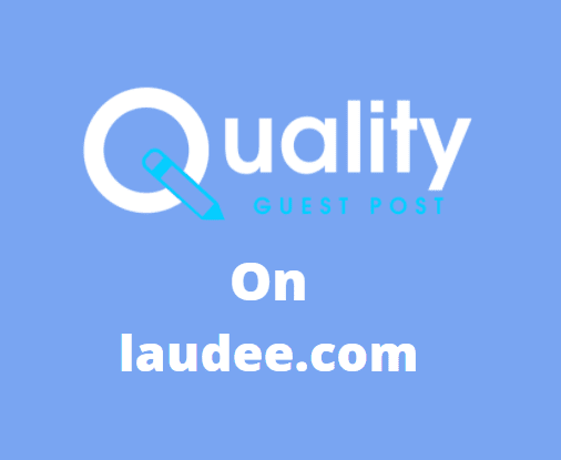 Guest Post on laudee.com