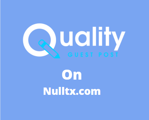 Guest Post on nulltx.com