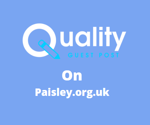 Guest Post on paisley.org.uk