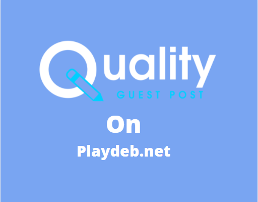 Guest Post on playdeb.net