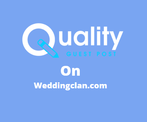 Guest Post on weddingclan.com