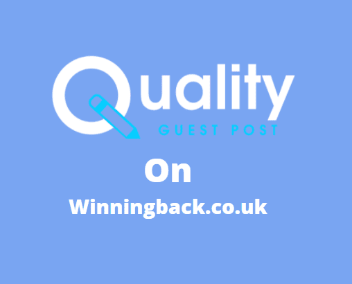 Guest Post on winningback.co.uk