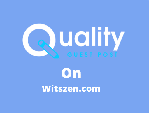 Guest Post on witszen.com