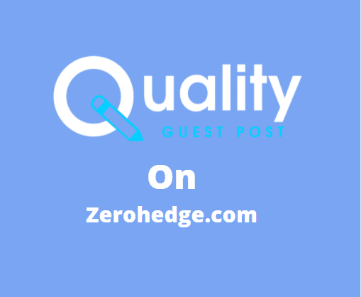 Guest Post on zerohedge.com