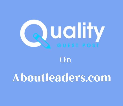 Guest Post on Aboutleaders.com
