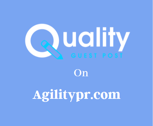 Guest Post on Agilitypr.com