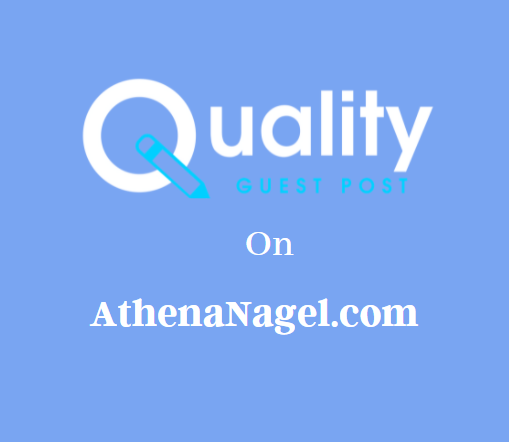 Guest Post on AthenaNagel.com