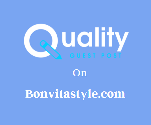 Guest Post on Bonvitastyle.com