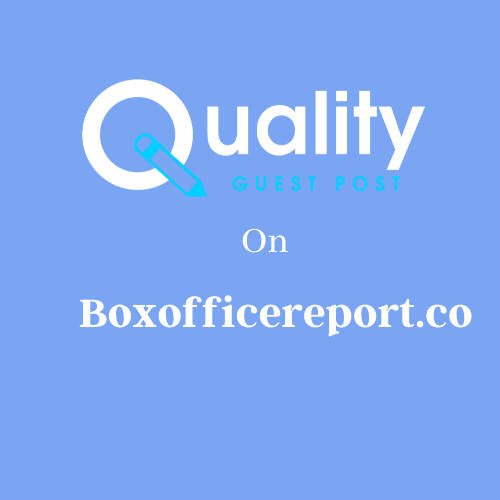 Guest Post on Boxofficereport.co