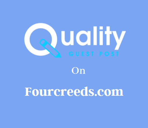 Guest Post on Fourcreeds.com