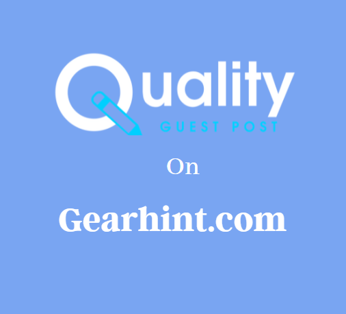 Guest Post on Gearhint.com