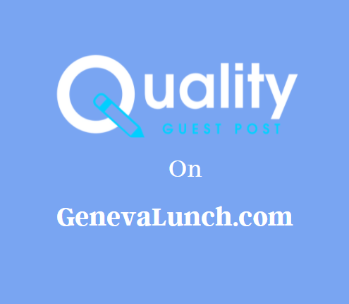 Guest Post on GenevaLunch.com