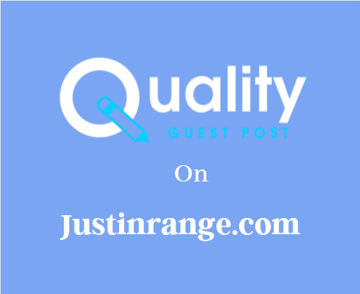 Guest Post on Justinrange.com