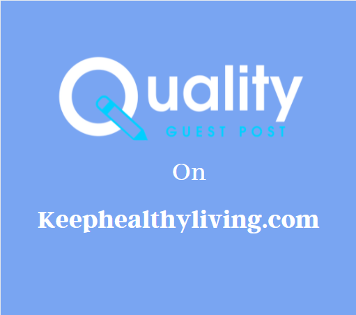 Guest Post on Keephealthyliving.com