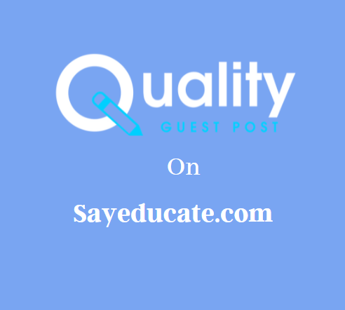 Guest Post on Sayeducate.com