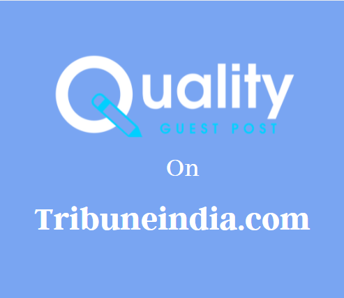 Guest Post on Tribuneindia.com