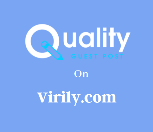 Guest Post on Virily.com