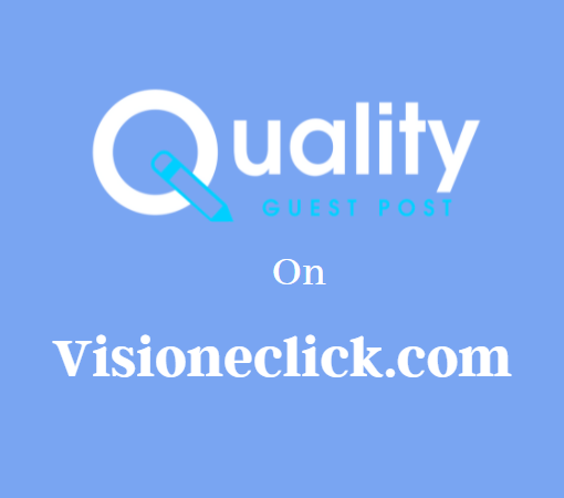 Guest Post on Visioneclick.com