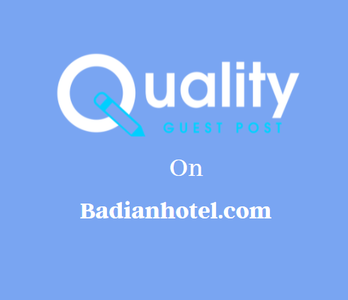 Guest Post on Badianhotel.com