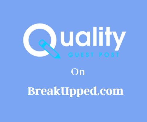 Guest Post on BreakUpped.com
