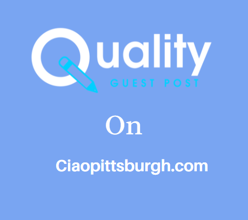 Guest Post on Ciaopittsburgh.com