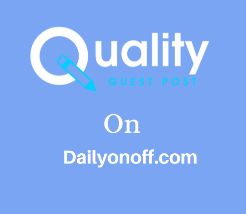 Guest Post on Dailyonoff.com