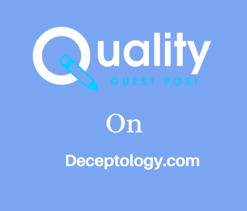 Guest Post on Deceptology.com