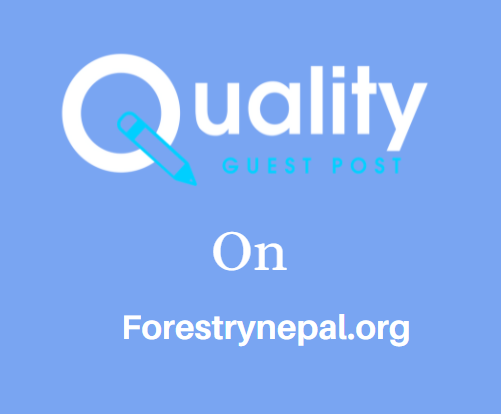 Guest Post on Forestrynepal.org