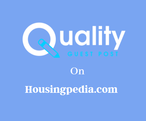 Guest Post on Housingpedia.com