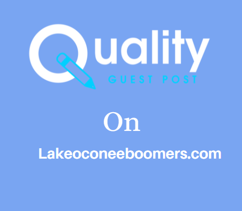 Guest Post on Lakeoconeeboomers.com