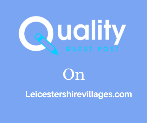 Guest Post on Leicestershirevillages.com