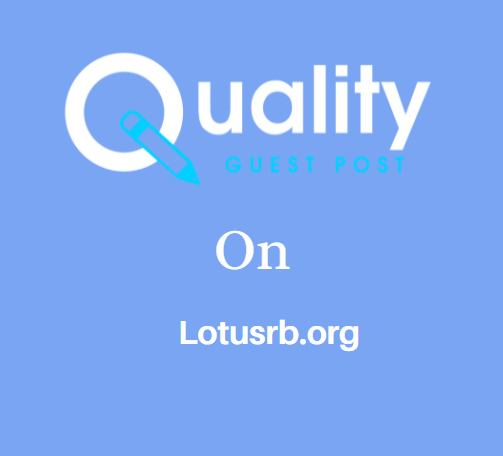 Guest Post on Lotusrb.org