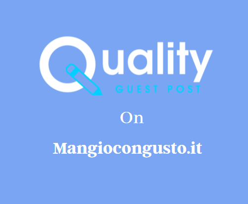 Guest Post on Mangiocongusto.it